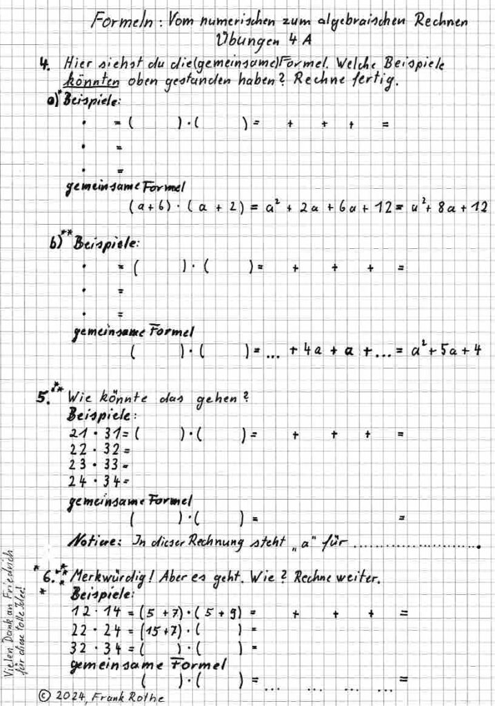 Bild zu Algebra I Uebungen 4A